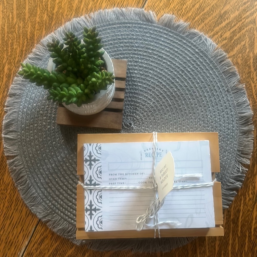 Recipe cards and holder!🌿